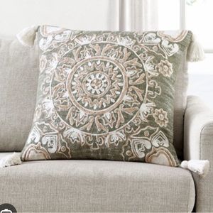 NWT - Set of 2, Lacourte Ulia Decorative Pillow, 20" X 20" In Kale -